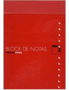 Paq 10 bloc notas con tapa 16º 80h 60gr 4x4